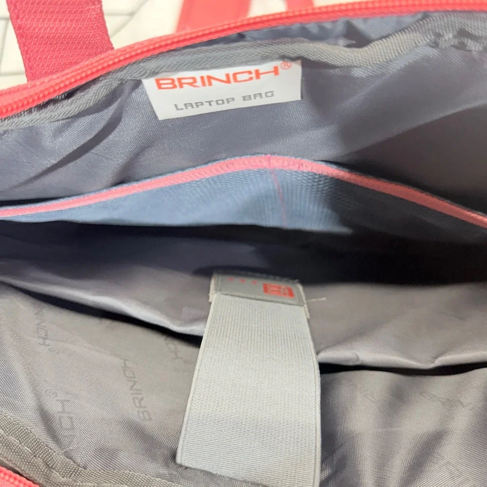 Brinch Laptop Bag 15.6 Inch Pink Messenger Shoulder Briefcase Case‎ Sleeve